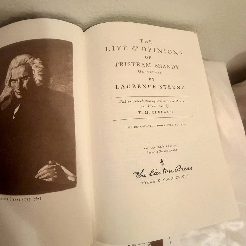 Laurence Sterne The Life and Opinions of Tristram Shandy‎  Franklin Leather